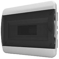 Бокс пластиковый Tekfor ЩРВ-П-12 BVK 40-12-1 (240х290х102мм) IP41 прозрачная дверца картинка 